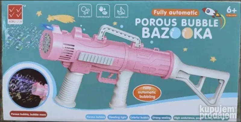 مسدس الفقاعات "بزوكا" الموسيقي