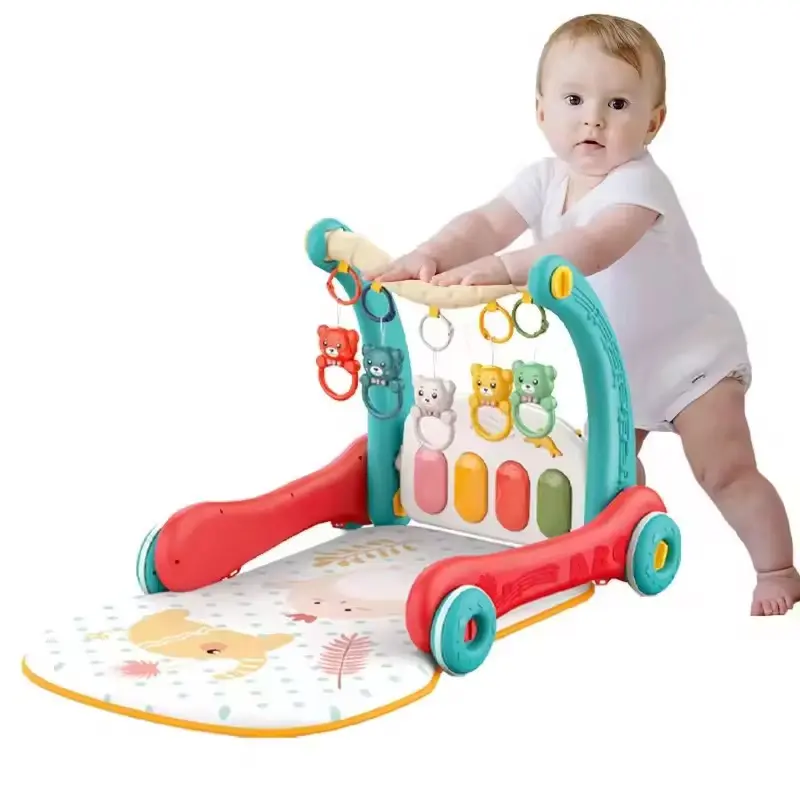 وكر الأطفال "3 في 1" مع سجادة بيانو تفاعلية