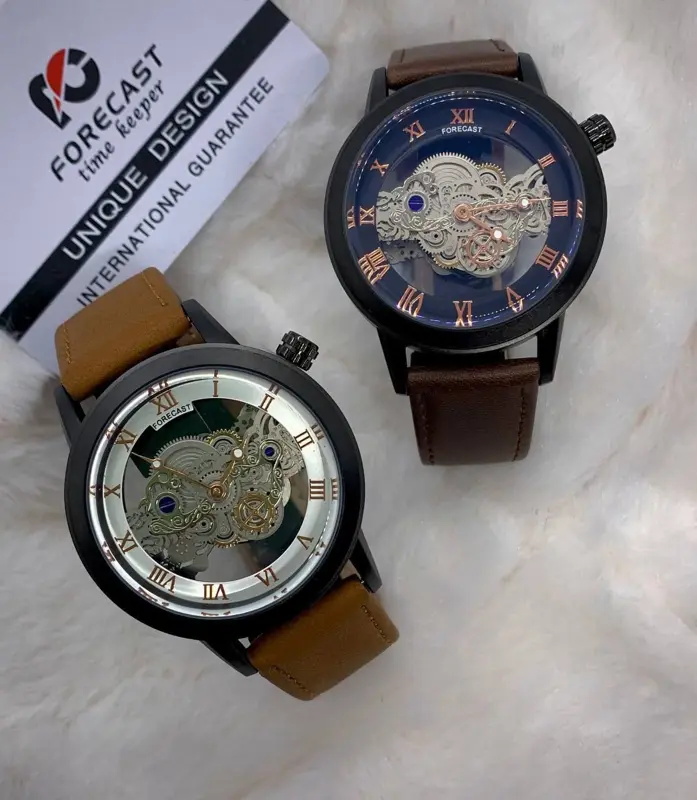 ساعة "FORECAST ORIGINAL" الجلدية بتصميمها الجديد المتين
