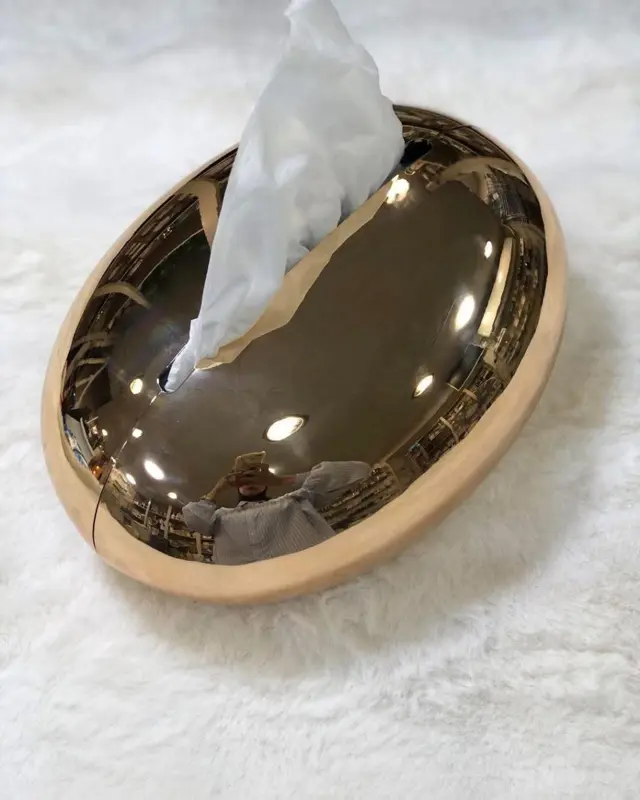 علبة "لوكس" الفاخرة للمناديل بتصميمها المبطن