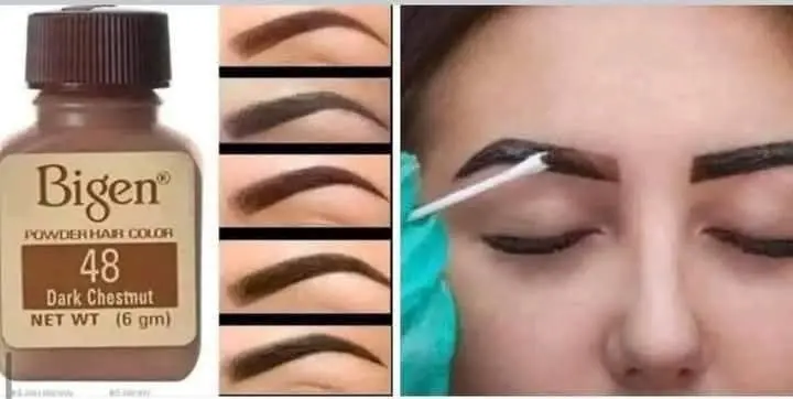 صبغه بايجن للحواجب