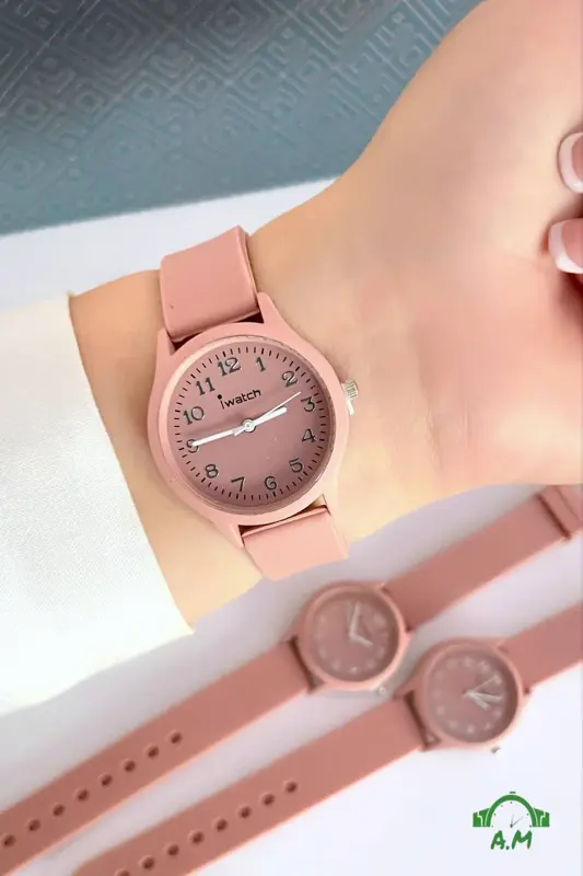 ساعة iWatch الذكية بتصميم مدور