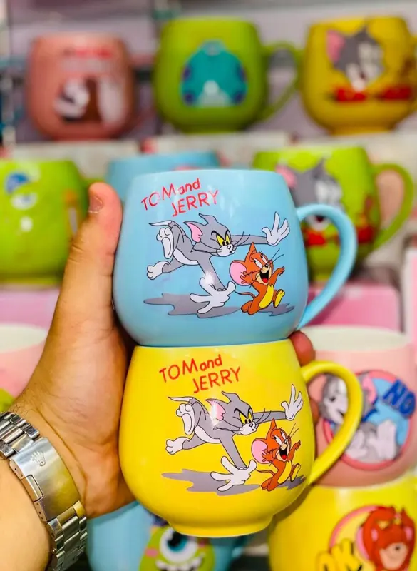 مج بورسلين بتصميم "توم وجيري" الأيقوني