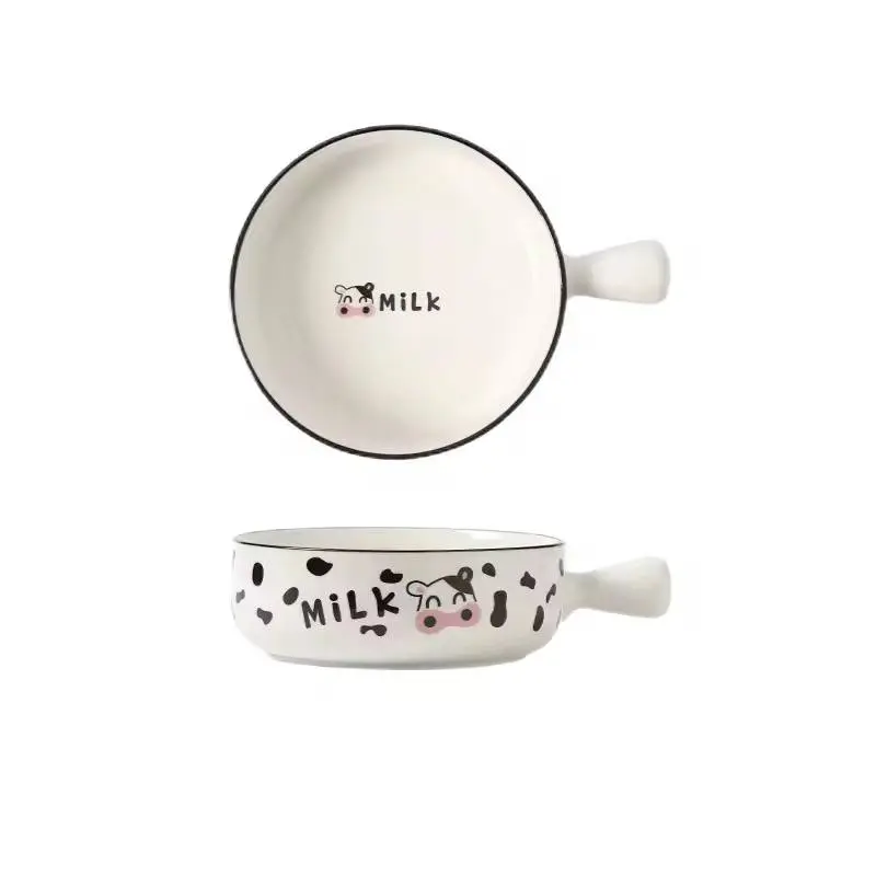 بولة بورسلين بتصميم "بقرة" عصري ومقبض عملي