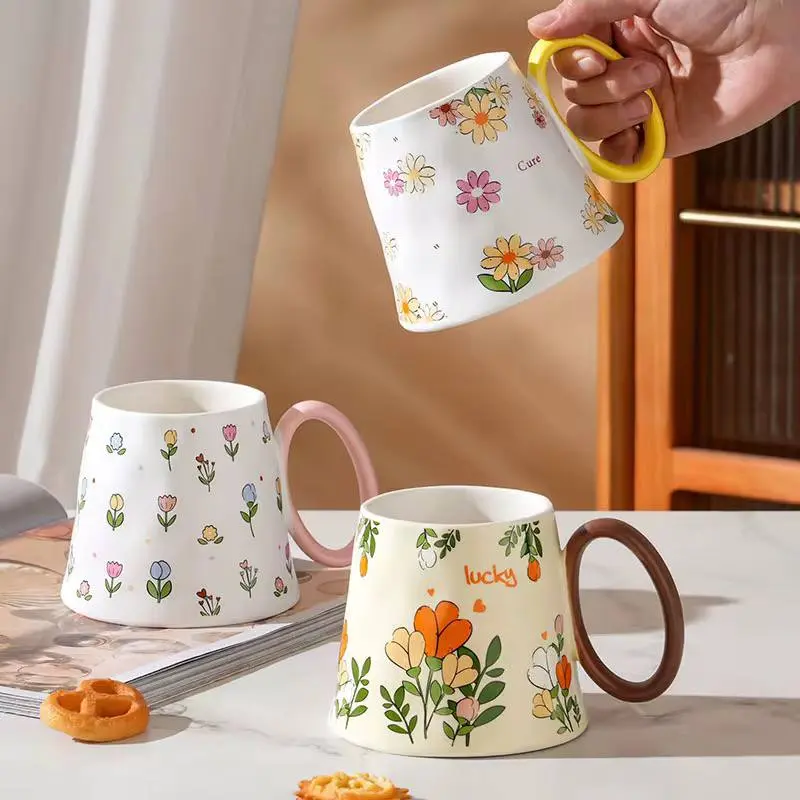 مج بورسلين فلوري بيد بيضاوي