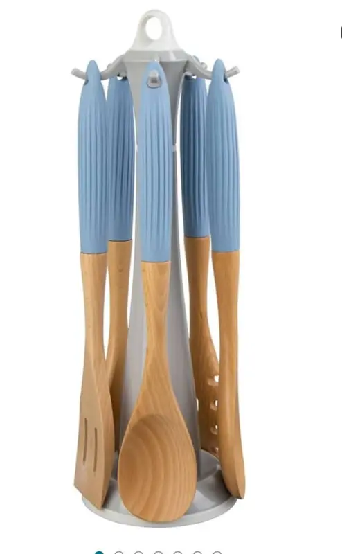 طقم توزيع مطبخ فاخر (خشب صب وسيليكون حراري) ماركة Tessie&jessie