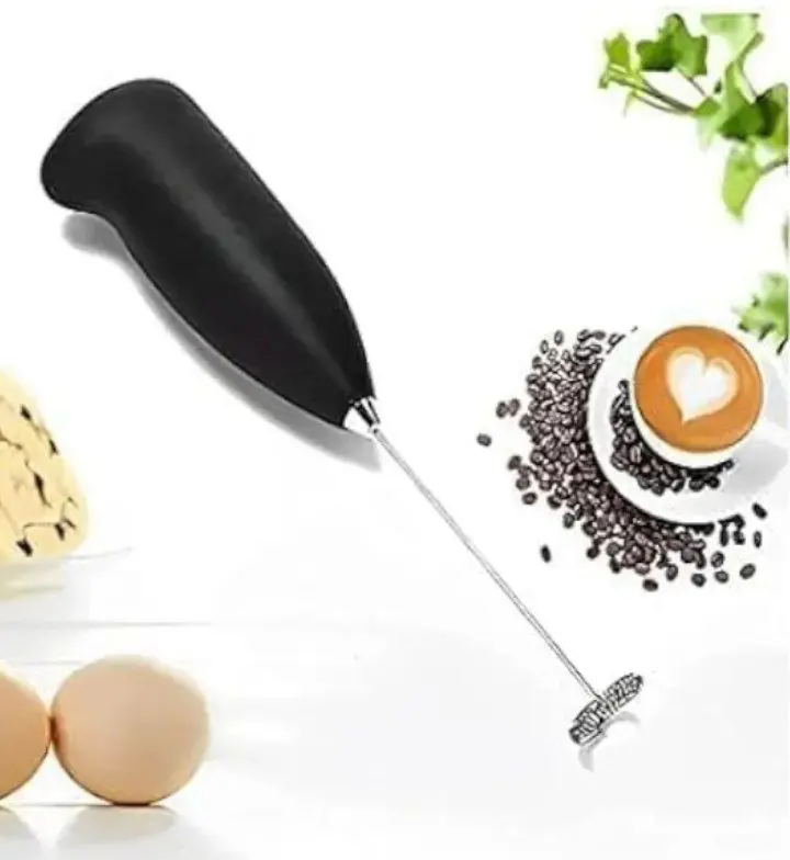 مضرب النسكافيه والقهوة اليدوي مع ستاند (شكل انسيابي)