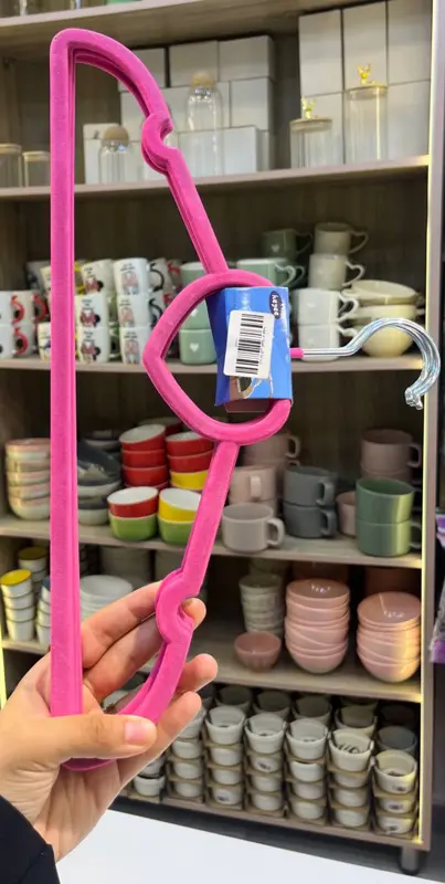 طقم شماعة بلاستيك 5 قطع