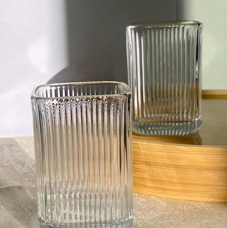 طقم شوب كريستال مضلع