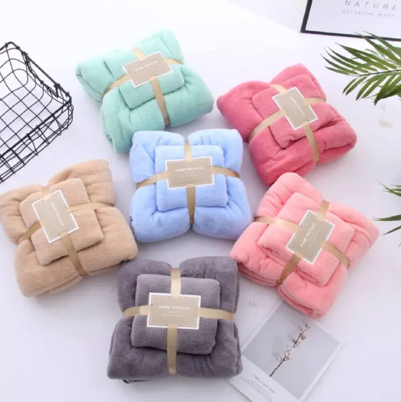 طقم بشكير 2 قطعة