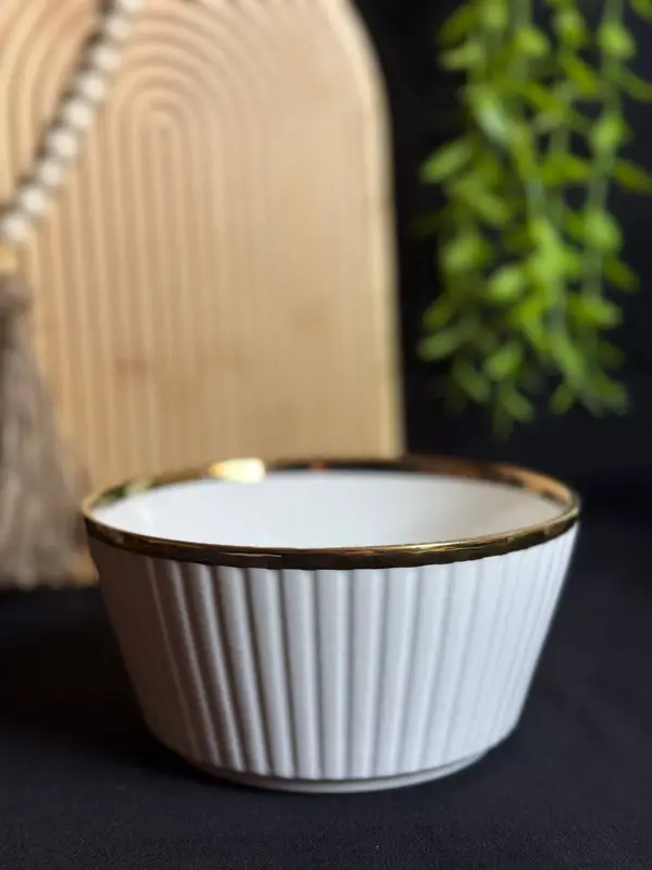 بولة بورسلين مضلعة 16سم