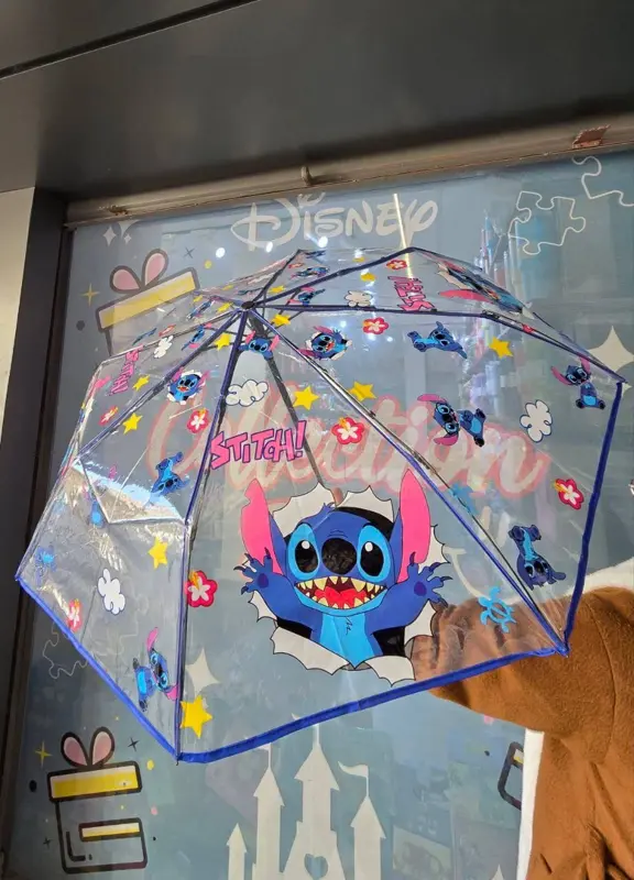 شمسية شفافة بتصميم ستيتش