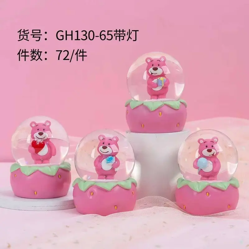 كرة ثلج صغيرة مضيئة بتصاميم شخصيات كرتونية