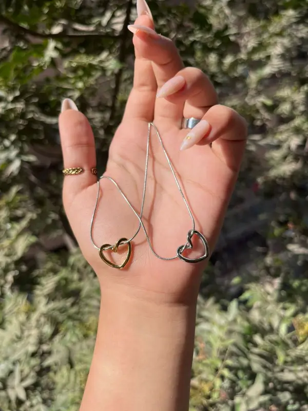 سلسلة قلب مزدوج