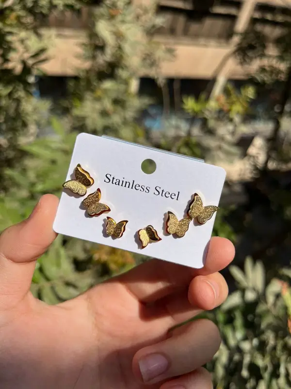 مجموعة حلقان "تحليق الفراشات" من "ذا إليجنت أنيمال"