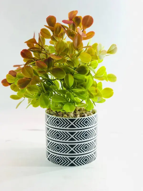 نباتات لمسة الطبيعة الخزفية